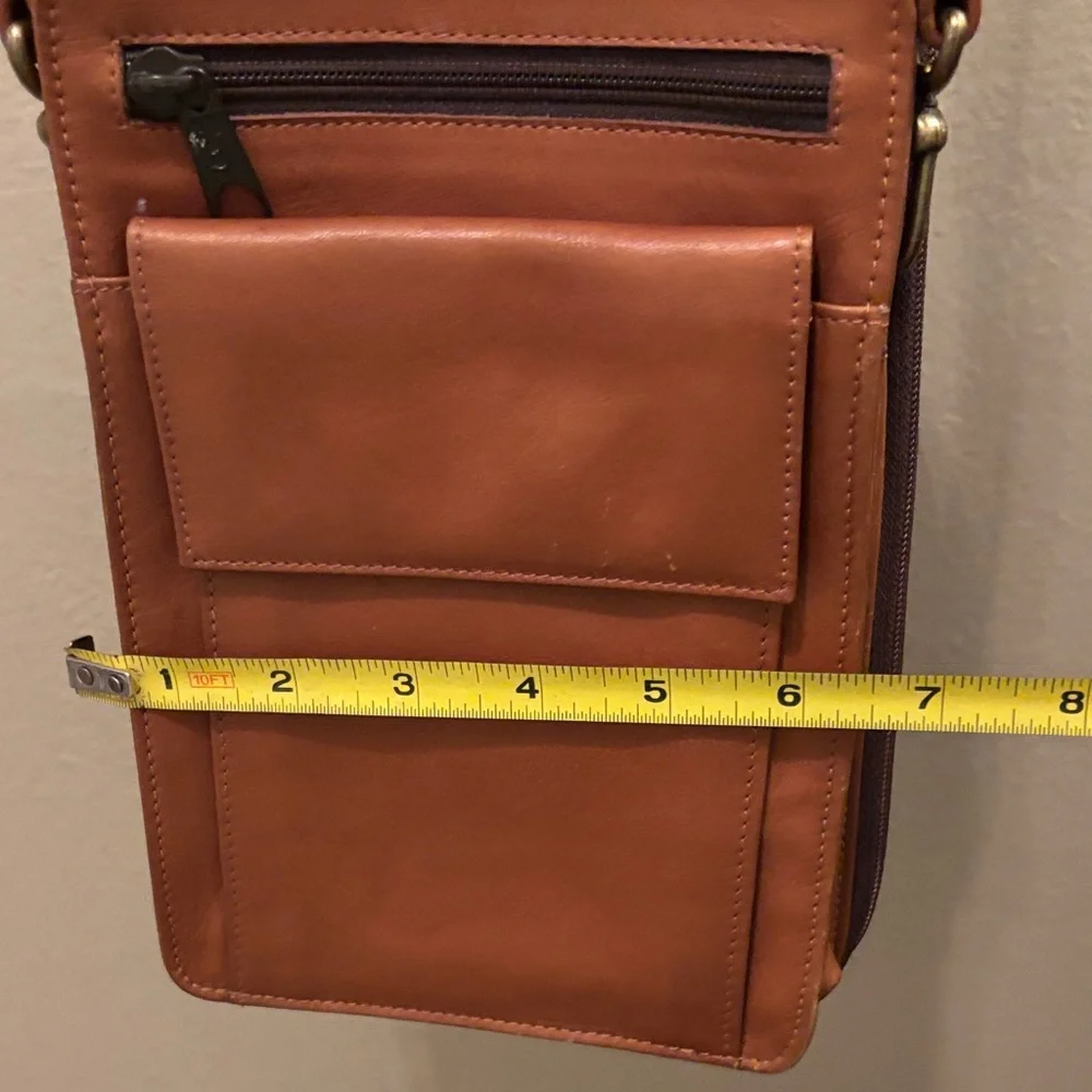 Brown Leather Crossbody Bag